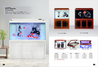 HR-1200H Vue réservoir de poissons D'aquarium avec armoire