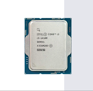 Nouveau processeur de bureau Core i3 14100 LGA 1700, cache L3 de 12 Mo, technologie de virtualisation 64 bits, processus 10 nm, processeur 4 cœurs - Product Image 1