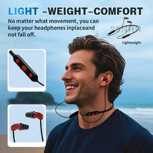 Design ergonomique 29dB NRR Grande réduction du <span class=keywords><strong>bruit</strong></span> Bouchons d'oreille Bluetooth <span class=keywords><strong>Casque</strong></span> sans fil Bouchons d'oreille en silicone Annulation du <span class=keywords><strong>bruit</strong></span> - Product Image 3