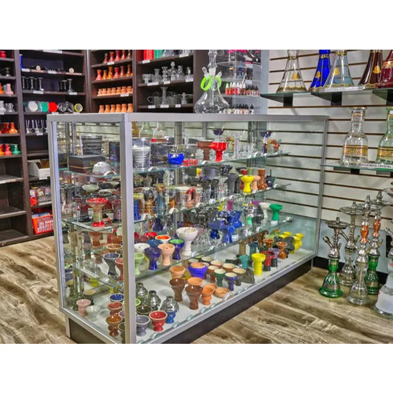 OYE Melhor Fornecedor Smoke Shop Dispensary Supplies Display Smoke Shop Showcase Tobacco Rack Hookah Display