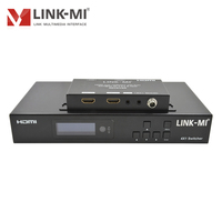 Commutateur HDBaseT 4x2 avec entrée Type-C+VGA, commutateur vidéo HDMI, prend en charge HDCP 2.2/1.4, 4K60Hz HDR10, audio RS232 TCP/IP PoC