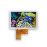 ZKDISPLAY Hochhelles 5-Zoll 800x480 1000 Nits TFT LCD Touchpanel mit Treiberplatine Sonnenlicht-Lesbar 40PIN RGB