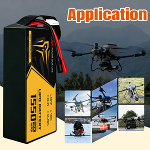 Batteria LiPo FPV 150C da 5 Pollici 1550mAh 6S 22.2V, Direttamente dalla Fabbrica, Batterie FPV ad Alta Velocità per Aeromodelli RC e Droni FPV - Product Image 6