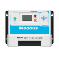 Controlador Solar MPPT con Protocolo de Comunicación RS485 de 10A, 12V/24V, 150V Máx. PV, 1600W, Interfaz TTL Universal Automática