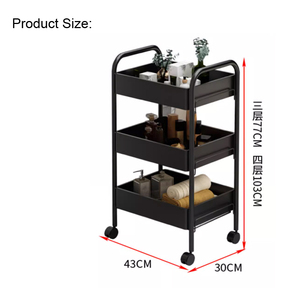 عرض خاص كراسي خارجية عربة صالون تجميل الشعر البلاستيكية لي تيب هاي - Product Image 3