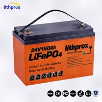 Batterie pour fauteuil roulant à technologie LFP avancée 24V150AH, faible autodécharge, sans entretien, pour scooter pour personnes handicapées, CE FCC