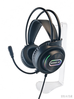 Casque de jeu filaire supra-auriculaire RGB d'entrée de gamme avec son surround à haut-parleur dynamique pour PS4/PS5/Switch – Garantie 1 an