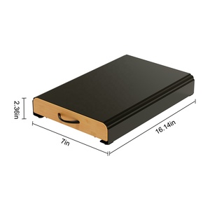 Tiroir à dosettes <span class=keywords><strong>Nespresso</strong></span> en métal, organisateur de vaisselle moderne à un seul niveau avec outils de nettoyage, installation sur pied - Product Image 5