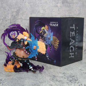 Statue GK One Piece <span class=keywords><strong>Blackbeard</strong></span> de 22 cm, figurine d'anime premium avec effet spécial double fruit, cadeau pour collectionneur - Product Image 5