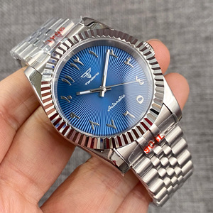 Montre Premium 904L Acier Inoxydable Glide <span class=keywords><strong>Lock</strong></span> Bracelet NH35 Auto 200M Saphir Moyen-Orient - Product Image 1