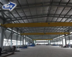 仓库建筑工程的优质钢结构施工预制铁型材H段梁柱
