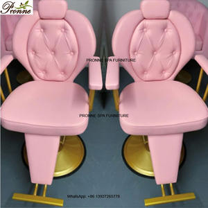 Salon de coiffure en gros style moderne pas cher rose et or hydraulique inclinable <span class=keywords><strong>femme</strong></span> <span class=keywords><strong>coupe</strong></span> de <span class=keywords><strong>cheveux</strong></span> chaise de barbier - Product Image 3