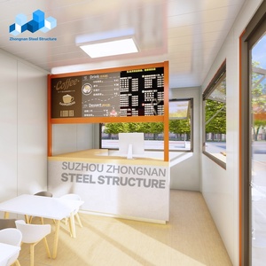 Nhà di động lắp ghép cao cấp Zhongnan, nhà nhỏ di động tiện lợi, nhà lắp ghép mô-đun, quán cà phê di động, nhà <span class=keywords><strong>container</strong></span> - Product Image 6