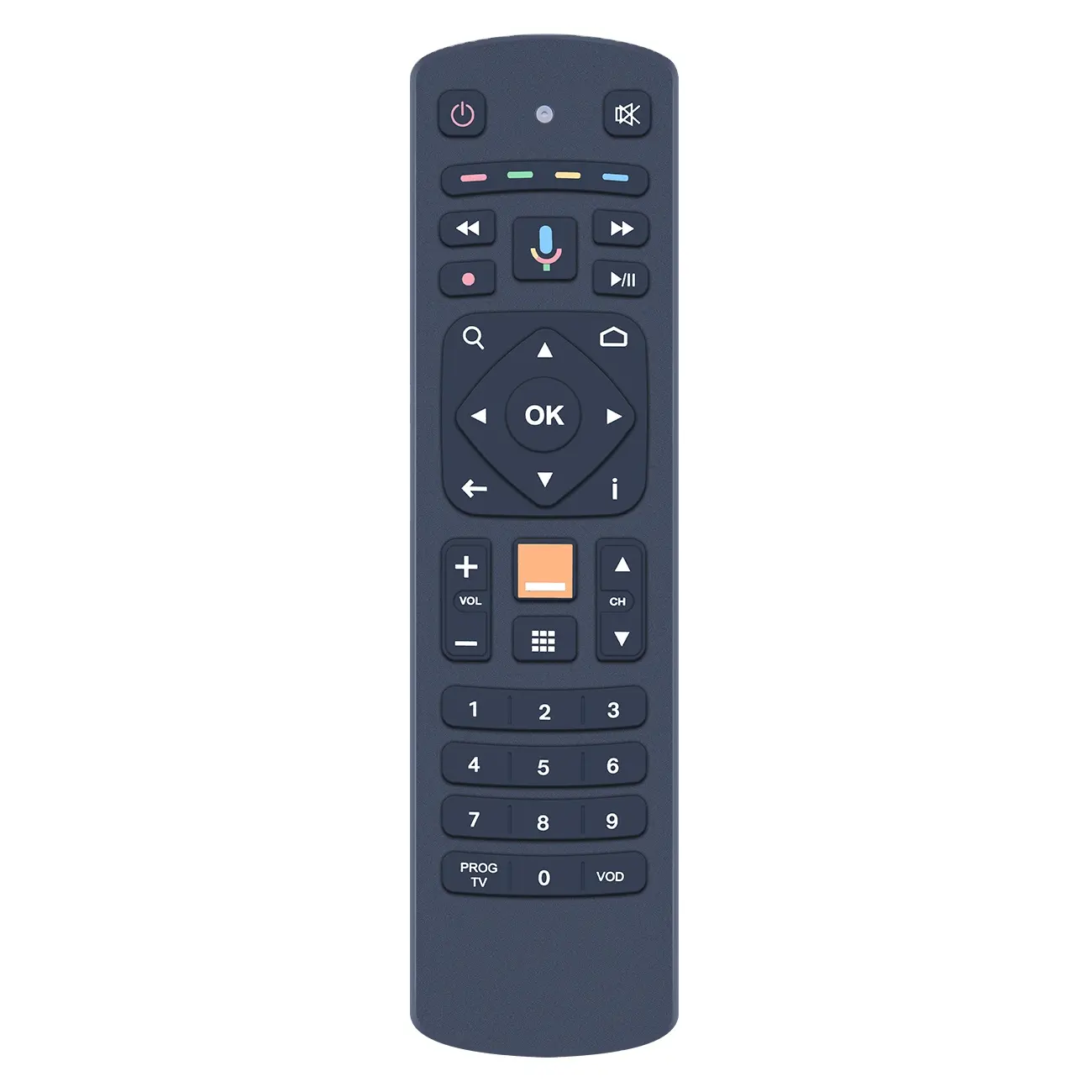 جهاز التحكم الصوتي عن بعد لفك ترميز التلفزيون البرتقالي تلفزيون واش 210713d