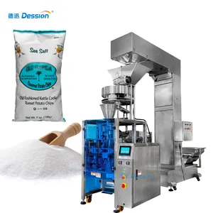 Machine d'emballage multifonctionnelle VFFS pour l'emballage de sacs de sel de petite entreprise 10kg 5kg 2kg Machine d'emballage de sel de sucre