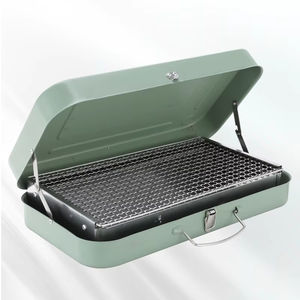 Herramienta de <span class=keywords><strong>parrilla</strong></span> de barbacoa <span class=keywords><strong>estilo</strong></span> maleta de alta calidad, <span class=keywords><strong>parrilla</strong></span> turística al aire libre, caja portátil, horno de <span class=keywords><strong>campo</strong></span> - Product Image 2