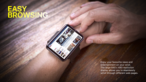 Ultimo Touch Screen veloce Internet DM100 IP67 impermeabile WiFi chiamata funzione anteriore funzione Mobile 4G LTE <span class=keywords><strong>Android</strong></span> Smart Watch - Product Image 4