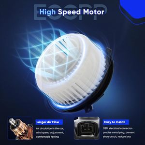 ECCPP มอเตอร์โบลเวอร์ AC 12V สำหรับบูอิค อังกอร์ เชฟวี่ โซนิค เชฟโรเลต แทร็กซ์ HVAC ฮีตเตอร์อะไหล่ทดแทน - Product Image 3