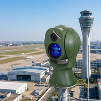 Caméra de détection et de suivi de drones à imagerie thermique et visible (5 km) pour la sécurité des prisons, avec plateau tournant photoélectrique avancé