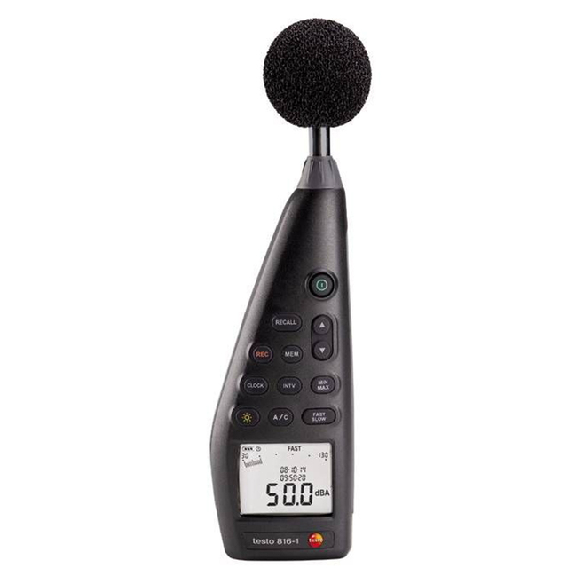 Testo 816-1 Sound Level Meter 30 to 130 DB 20Hz to 8kHz Noise Tester