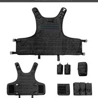 Chaleco blindado Molle táctico de seguridad de combate del fabricante, traje de protección personal de poliéster