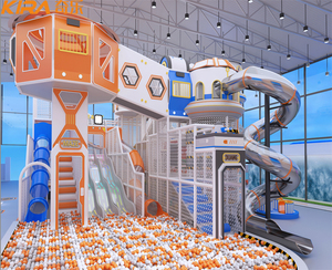 Kira Commercial Adventure Park <span class=keywords><strong>Curso</strong></span> de cuerda personalizado Escalada Niños Equipo de patio interior con trampolín Park - Product Image 3