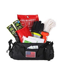 Kit de premiers soins de sécurité incendie d'urgence pour la famille avec couverture anti-feu gants résistants à la chaleur corde d'évacuation vente en gros
