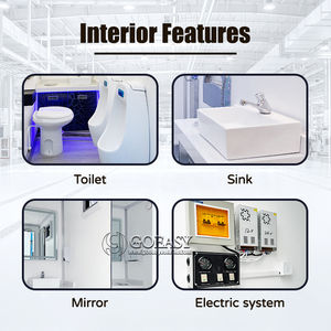 Remolque Sanitario Móvil VIP Goeasy Baño Portátil de Lujo en Venta Remolque con Inodoros y Duchas - Product Image 4