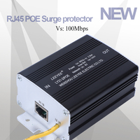 Protecteur contre les surcharges POE Ethernet, 100mbps, courant continu IP55, 48V, Protection contre la surtension, foudre