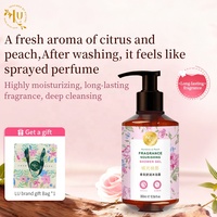 Gel Douche Givré OEM Vitamine E Collagène Rose Antioxydant 1000ml Exfoliant Nettoyant Hydratant pour Femme Homme Usage Général