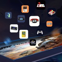 Console de jeu X2 Blue Home, console de jeu d'arcade pour deux joueurs, console de jeu HD sans fil 4K pour TV, appareil de jeu familial
