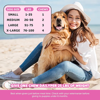 Vitamines Multiples Premium pour Chiens en Gros – 10-en-1 Friandises Tendres avec Probiotiques pour le Soutien Immunitaire et la Vitalité d'un Pelage Sain