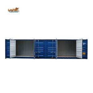 Conteneur maritime 40 pieds à ouverture latérale avec poteau central, 40 pieds 40HC, porte latérale ouverte, pour stockage et <span class=keywords><strong>transport</strong></span> de marchandises - Product Image 2
