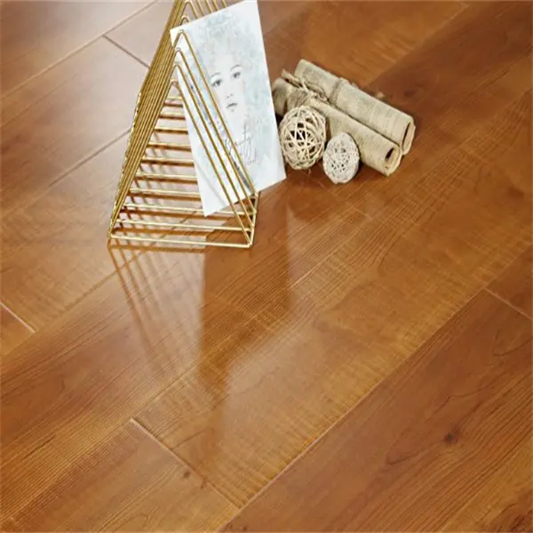 Piso laminado barato hdf 12mm v groove 7mm laminado piso madeira de bambu
