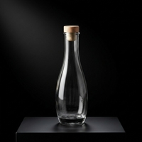 Bouteille d'eau en verre transparent personnalisée avec logo, 500 ml, 700 ml, 750 ml, pour l'emballage de boissons, vente en gros