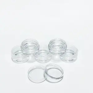 7ml Acrylic Clear Jar Ps Jars Clear Cosmetic Small Oil And Cream Containers