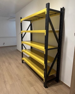 Industrial Medium Duty Steel Shelving 4-Layer Rack Corrosion Protection Powder Coating Snap-In Installation 1200mm Height - Product Image 3