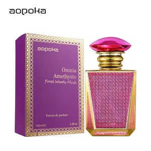 Kotak hadiah mewah Oem parfum Arabes asli parfum uniseks tahan lama wangi sama untuk Bulgari OMNIAAMETHYSTE