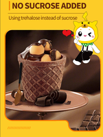 Approvisionnement direct usine OEM ODM Biscuits pour enfants personnalisables Délicieux biscuits croustillants Gaufres en coupelles à la crème chocolatée