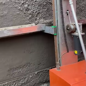 Machine de nivellement mural entièrement automatique et finisseur de mortier pour plâtre et ciment avec fonctionnement à une seule personne - Product Image 6