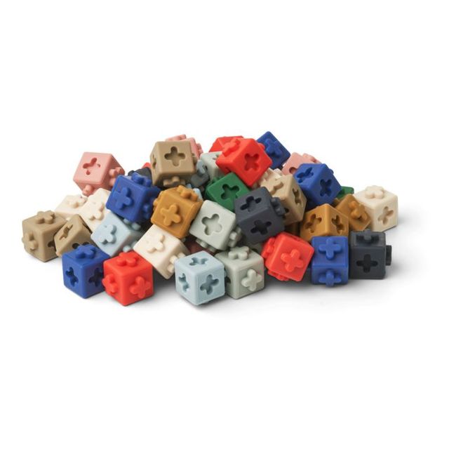 2023 CPC Approval Mini Silicone Building Blocks 50 Pcs, Custom Silicone Blocks Made in China, Develop Creativity Silicone Blocks