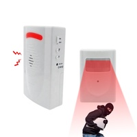 Système de sécurité sans fil, sonnette de porte, détecteur de mouvement, capteur PIR infrarouge, plastique ABS, alarme 120 dB, portée 120 m