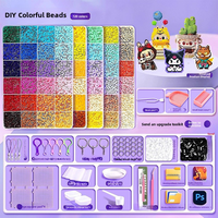 Kit de Perles Thermocollantes Amélioré avec Stylo, 24/120 Couleurs Vives, Bricolage Créatif, Jouet Éducatif pour Enfants, Art, Cadeau de Rentrée Scolaire, Vente en Gros, Plus de 2000 Perles Supplémentaires