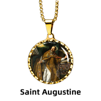 Collier pendentif Saint-Auguste en gros pour les activités religieuses