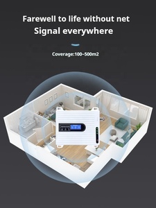 Kit completo 900 1800 2100MHz Tri Band 3 Band 2G 3G 4G Lte <span class=keywords><strong>amplificador</strong></span> repetidor <span class=keywords><strong>de</strong></span> <span class=keywords><strong>señal</strong></span> con antena interior exterior y cable <span class=keywords><strong>coaxial</strong></span> - Product Image 5