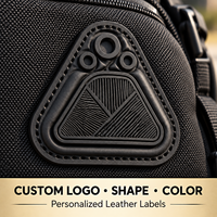 Écussons en cuir personnalisés à marque privée pour vêtements, jeans, chapeaux – Logo 3D en PU gaufré – Accessoires vestimentaires