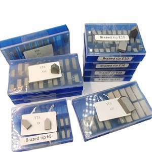 Pointes de soudage cémentées frittées de haute qualité K10 K20 K30, inserts de coupe brasés YT15, pointes de brasage YG6 YG8, standard et personnalisables - Product Image 2
