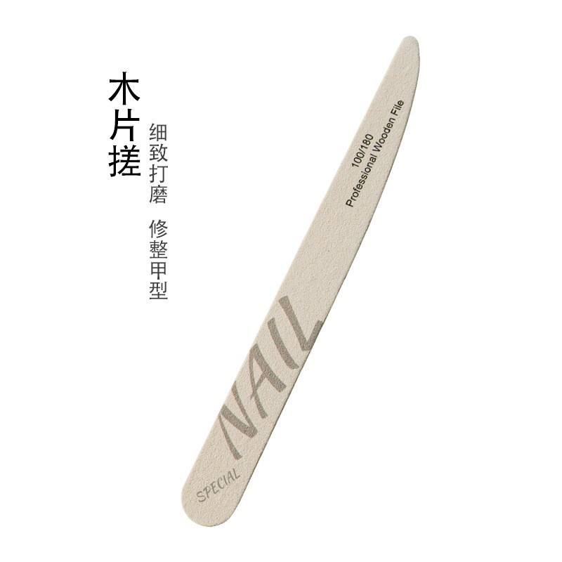 Noyau en bois de haute qualité en forme de couteau blanc de qualité mince rub 100/180