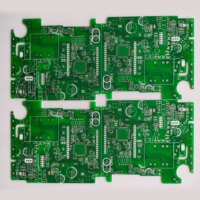 Papan PCB multilapis FR-4 OSP 4 lapis layanan lengkap dengan ketebalan 36um tembaga 1.6mm untuk Keyboard PCBA kualitas tinggi
