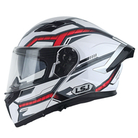 Vente directe d'usine, casque de moto modulaire à visière rabattable avec certification double 3C DOT